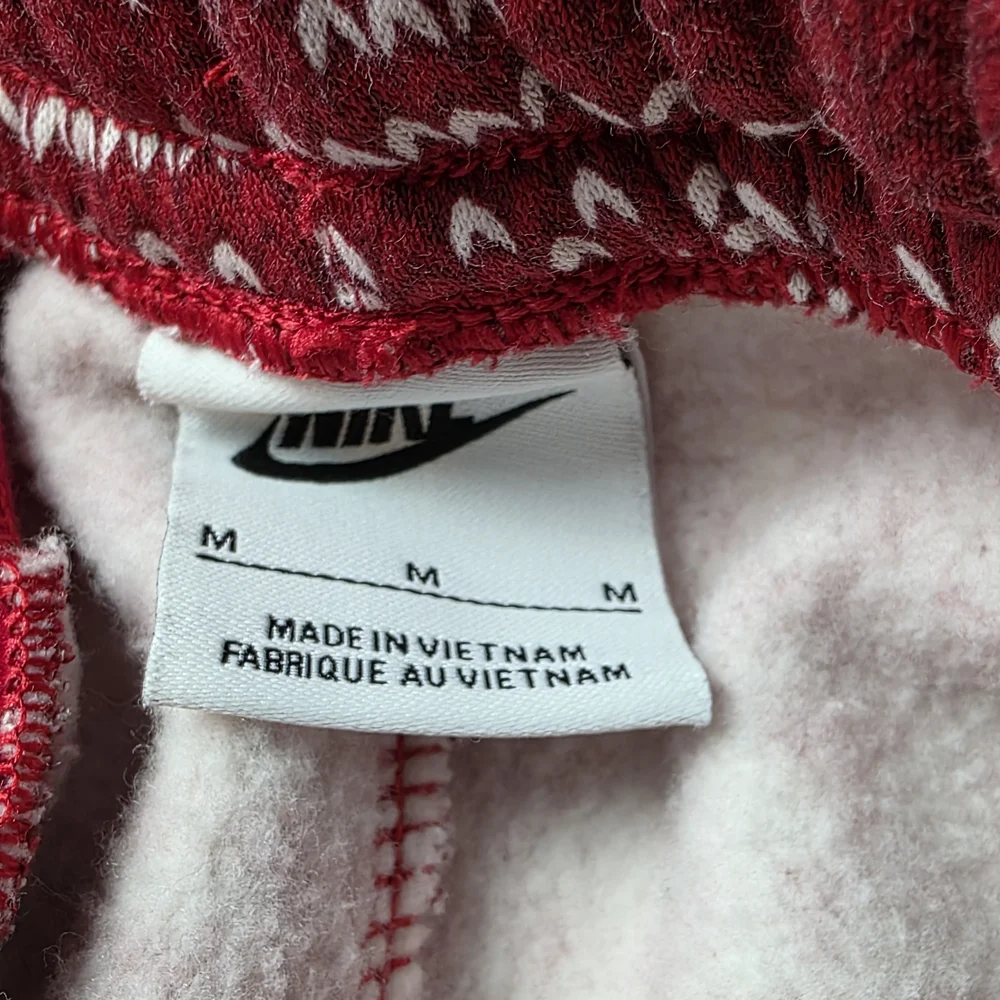 Nike Club Fleece Holiday Joggers M Red Men's - Picture 5 of 8
